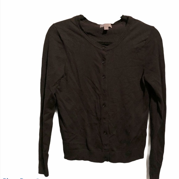 Vintage Sears Canada black button up long sleeve - Picture 1 of 5